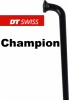 32 Speichen DT Swiss Champion schwarz